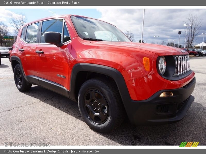 Colorado Red / Black 2016 Jeep Renegade Sport