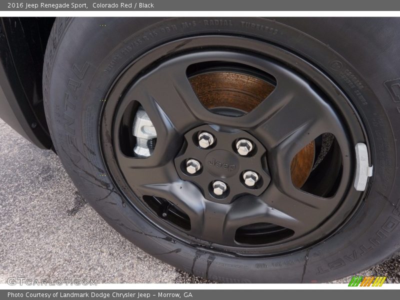 Colorado Red / Black 2016 Jeep Renegade Sport