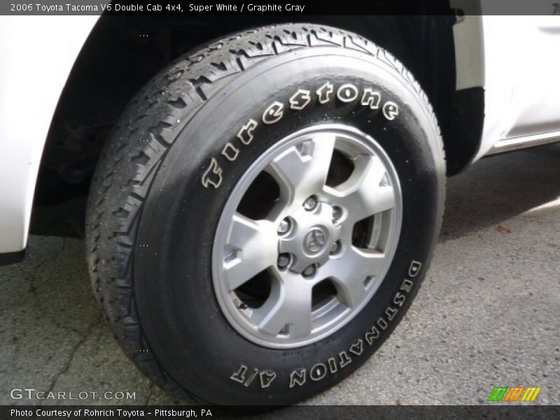 Super White / Graphite Gray 2006 Toyota Tacoma V6 Double Cab 4x4