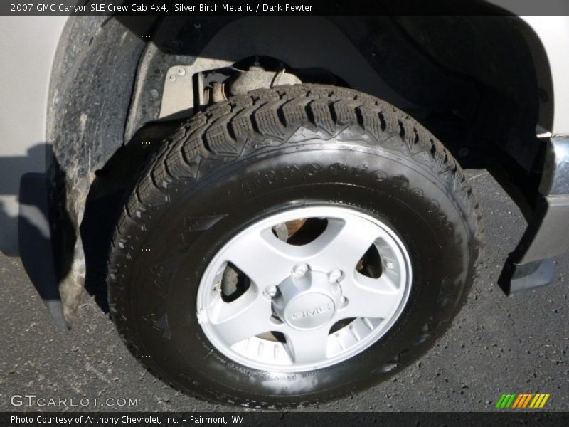 Silver Birch Metallic / Dark Pewter 2007 GMC Canyon SLE Crew Cab 4x4