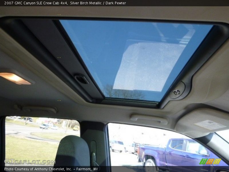 Silver Birch Metallic / Dark Pewter 2007 GMC Canyon SLE Crew Cab 4x4