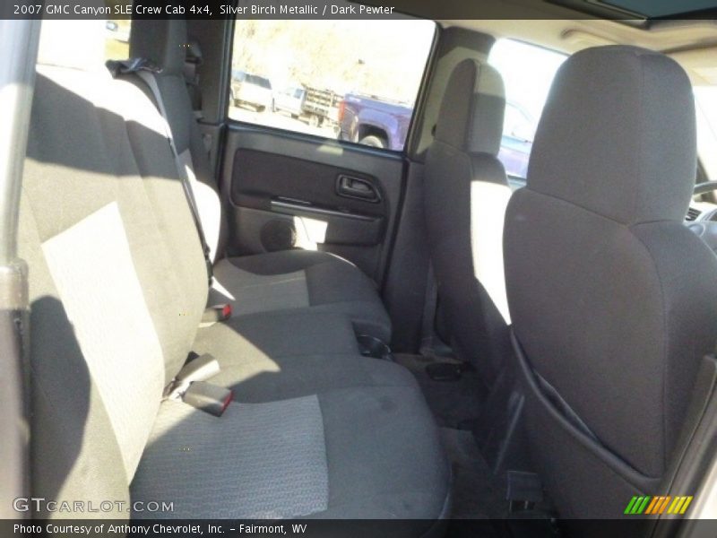 Silver Birch Metallic / Dark Pewter 2007 GMC Canyon SLE Crew Cab 4x4