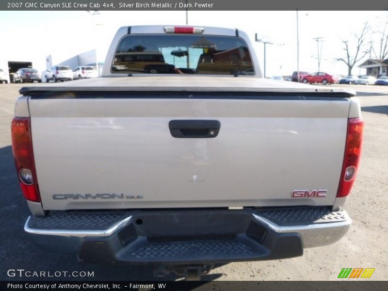 Silver Birch Metallic / Dark Pewter 2007 GMC Canyon SLE Crew Cab 4x4