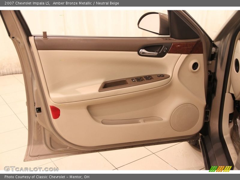 Amber Bronze Metallic / Neutral Beige 2007 Chevrolet Impala LS
