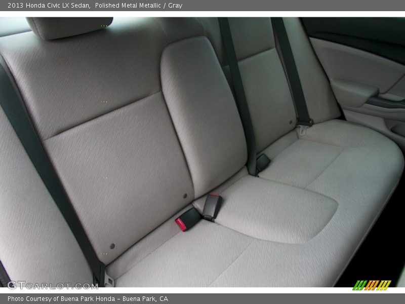 Polished Metal Metallic / Gray 2013 Honda Civic LX Sedan