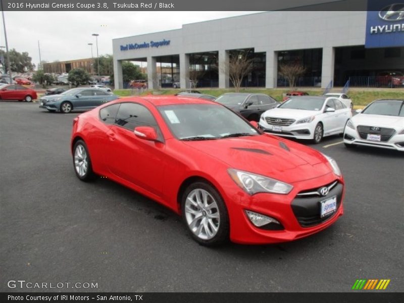 Tsukuba Red / Black 2016 Hyundai Genesis Coupe 3.8