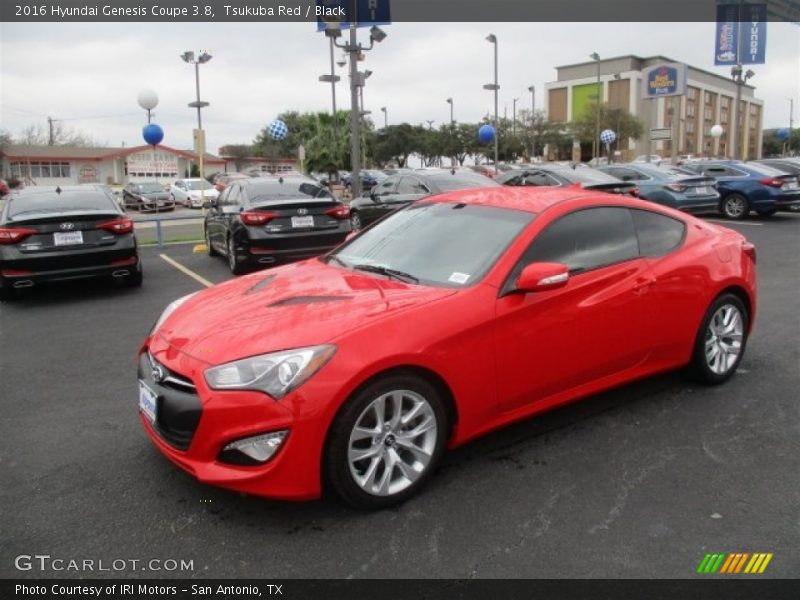 Tsukuba Red / Black 2016 Hyundai Genesis Coupe 3.8