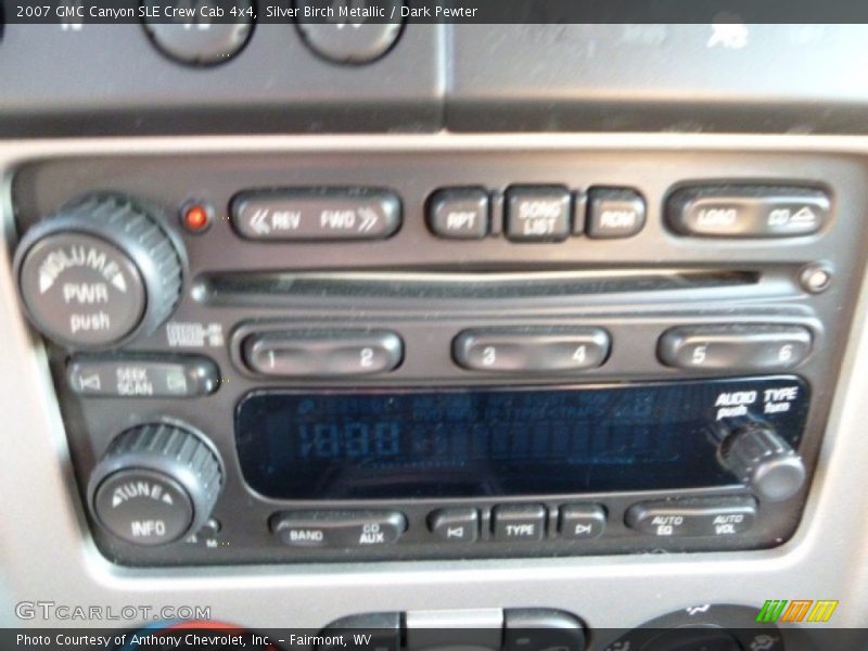 Silver Birch Metallic / Dark Pewter 2007 GMC Canyon SLE Crew Cab 4x4