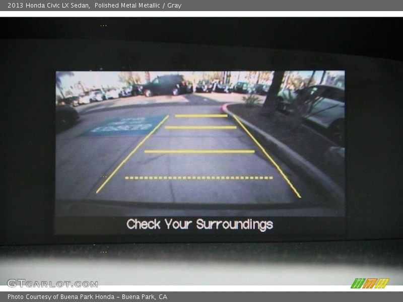 Polished Metal Metallic / Gray 2013 Honda Civic LX Sedan