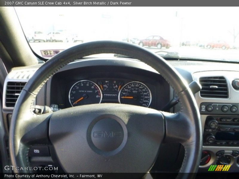 Silver Birch Metallic / Dark Pewter 2007 GMC Canyon SLE Crew Cab 4x4