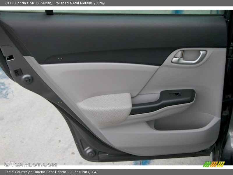Polished Metal Metallic / Gray 2013 Honda Civic LX Sedan