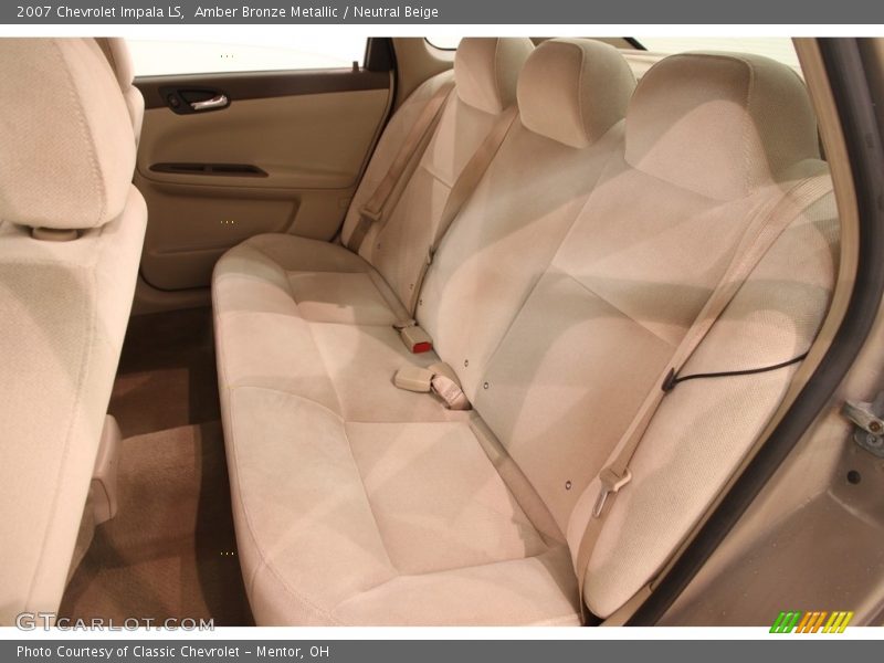 Amber Bronze Metallic / Neutral Beige 2007 Chevrolet Impala LS