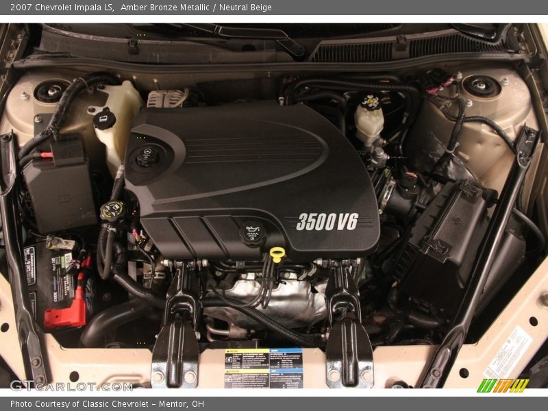 Amber Bronze Metallic / Neutral Beige 2007 Chevrolet Impala LS