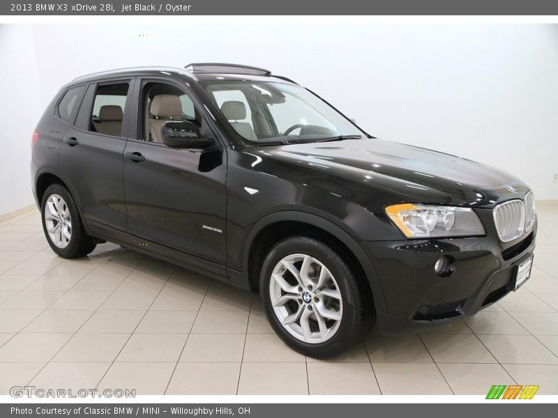 Jet Black / Oyster 2013 BMW X3 xDrive 28i