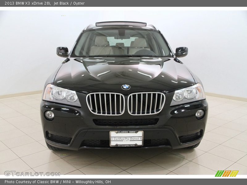 Jet Black / Oyster 2013 BMW X3 xDrive 28i