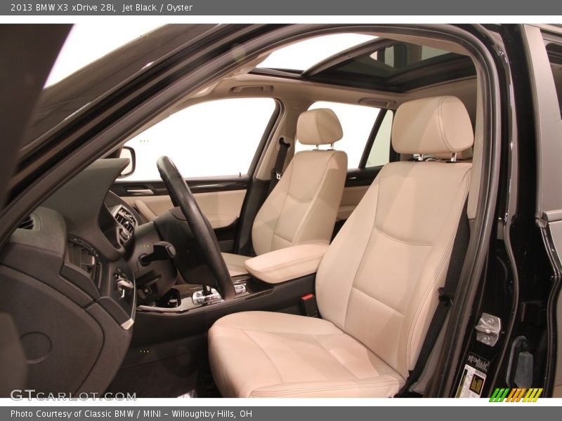 Jet Black / Oyster 2013 BMW X3 xDrive 28i