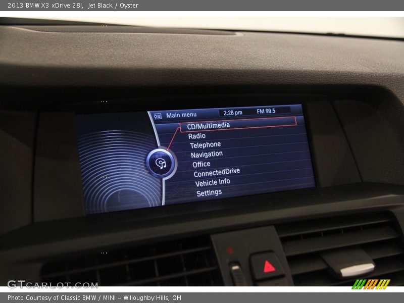 Jet Black / Oyster 2013 BMW X3 xDrive 28i