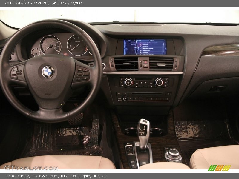 Jet Black / Oyster 2013 BMW X3 xDrive 28i