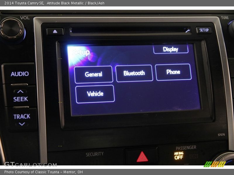 Attitude Black Metallic / Black/Ash 2014 Toyota Camry SE
