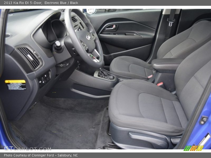 Electronic Blue / Black 2013 Kia Rio EX 5-Door