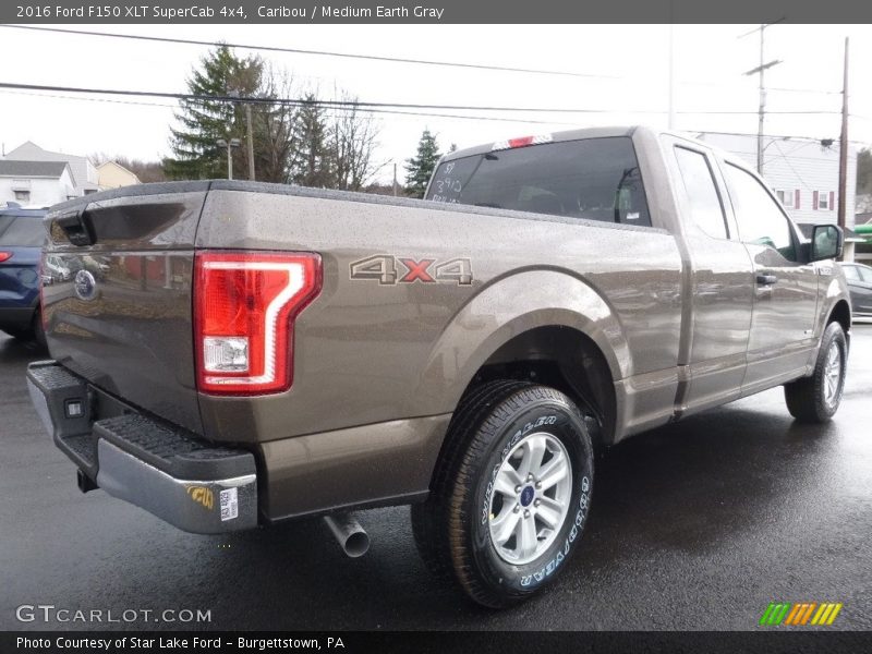 Caribou / Medium Earth Gray 2016 Ford F150 XLT SuperCab 4x4