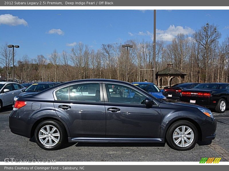 Deep Indigo Pearl / Off Black 2012 Subaru Legacy 2.5i Premium