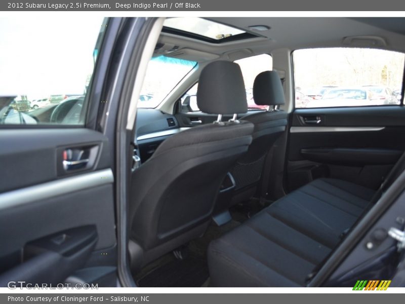 Deep Indigo Pearl / Off Black 2012 Subaru Legacy 2.5i Premium