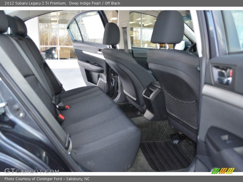 Deep Indigo Pearl / Off Black 2012 Subaru Legacy 2.5i Premium