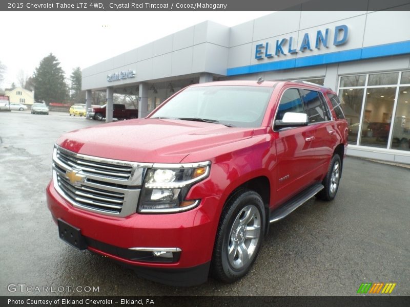 Crystal Red Tintcoat / Cocoa/Mahogany 2015 Chevrolet Tahoe LTZ 4WD