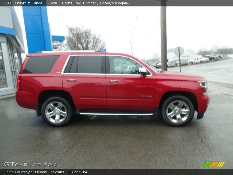 Crystal Red Tintcoat / Cocoa/Mahogany 2015 Chevrolet Tahoe LTZ 4WD