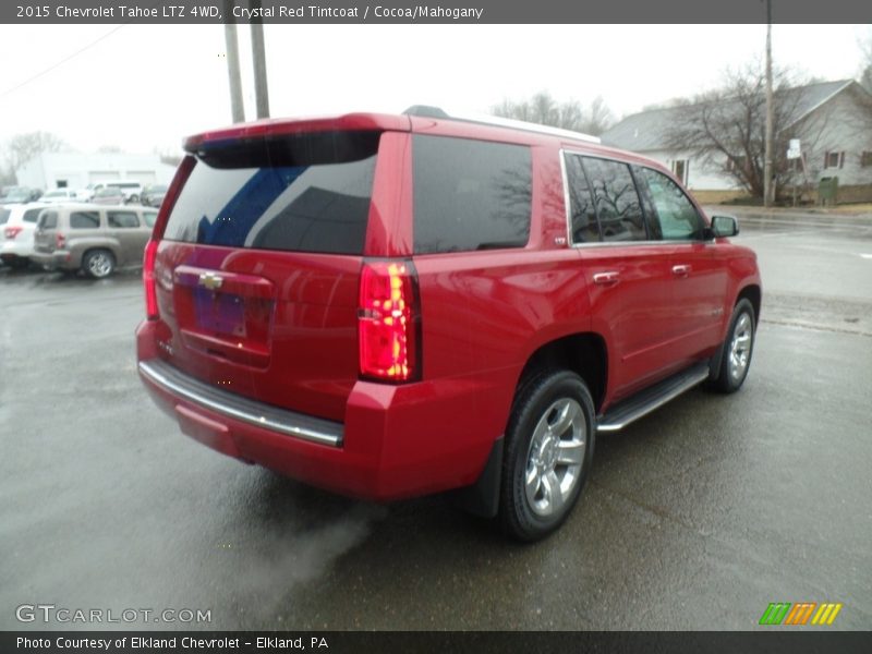 Crystal Red Tintcoat / Cocoa/Mahogany 2015 Chevrolet Tahoe LTZ 4WD
