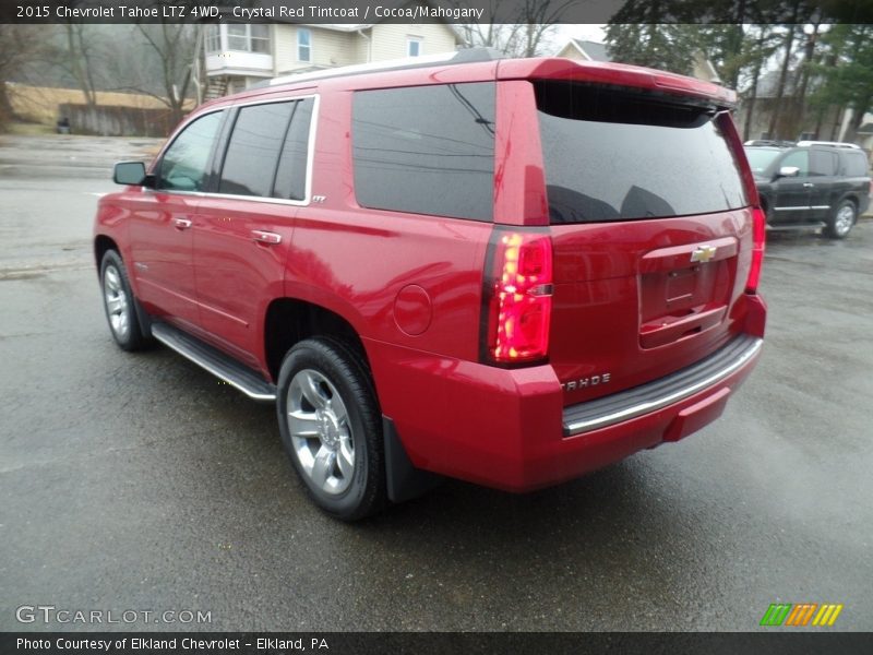 Crystal Red Tintcoat / Cocoa/Mahogany 2015 Chevrolet Tahoe LTZ 4WD