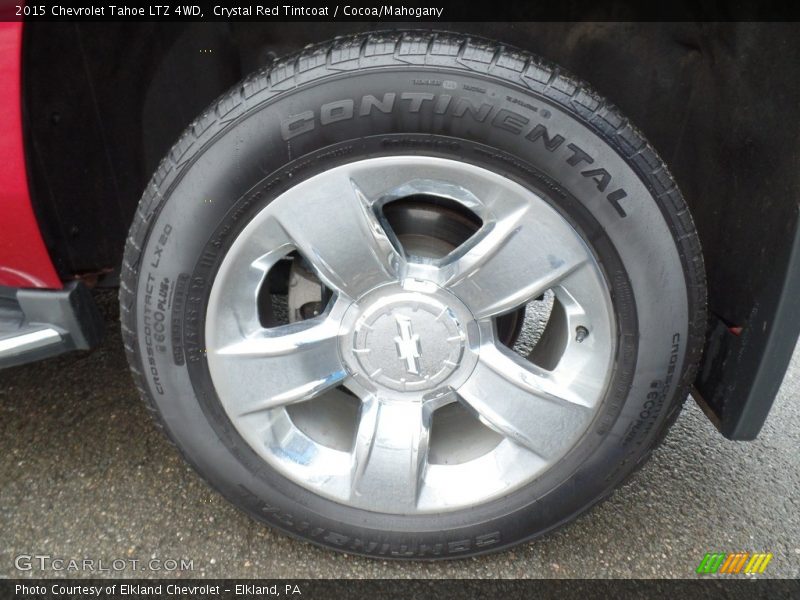 Crystal Red Tintcoat / Cocoa/Mahogany 2015 Chevrolet Tahoe LTZ 4WD