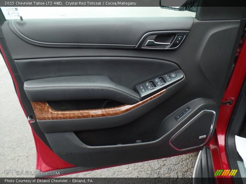 Crystal Red Tintcoat / Cocoa/Mahogany 2015 Chevrolet Tahoe LTZ 4WD
