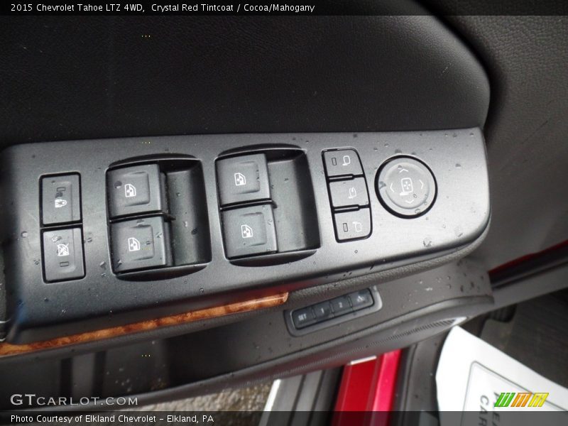 Crystal Red Tintcoat / Cocoa/Mahogany 2015 Chevrolet Tahoe LTZ 4WD