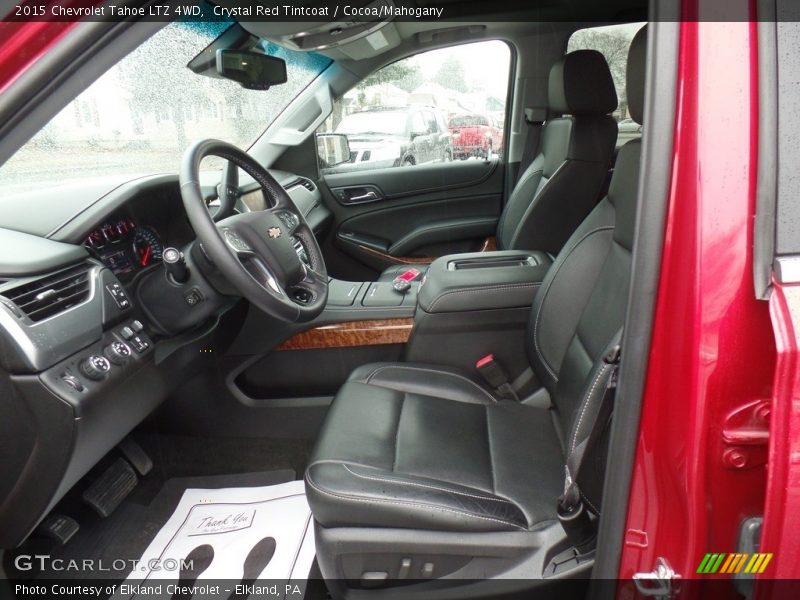 Crystal Red Tintcoat / Cocoa/Mahogany 2015 Chevrolet Tahoe LTZ 4WD