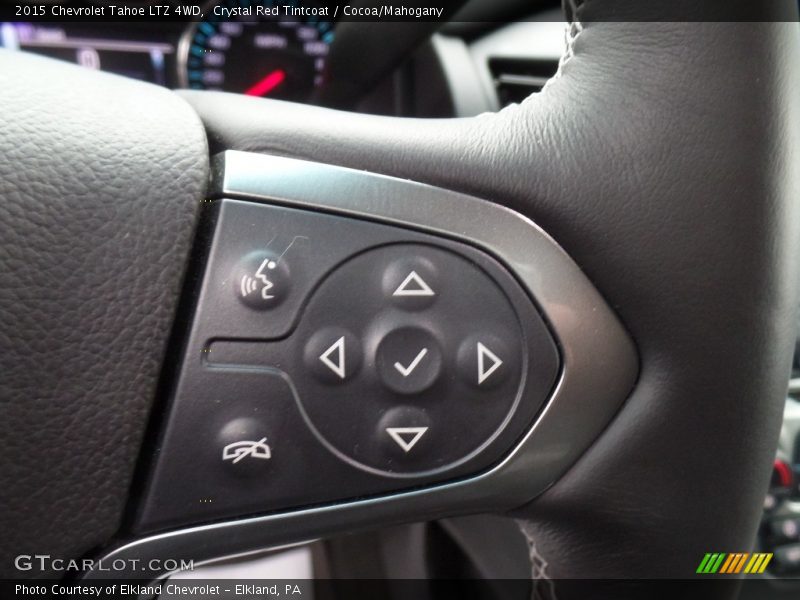 Crystal Red Tintcoat / Cocoa/Mahogany 2015 Chevrolet Tahoe LTZ 4WD