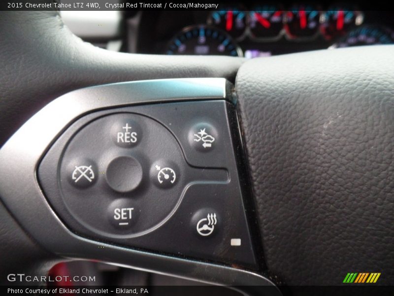 Crystal Red Tintcoat / Cocoa/Mahogany 2015 Chevrolet Tahoe LTZ 4WD