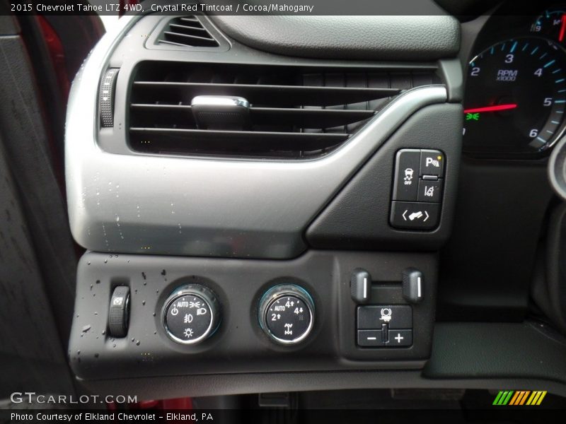 Crystal Red Tintcoat / Cocoa/Mahogany 2015 Chevrolet Tahoe LTZ 4WD