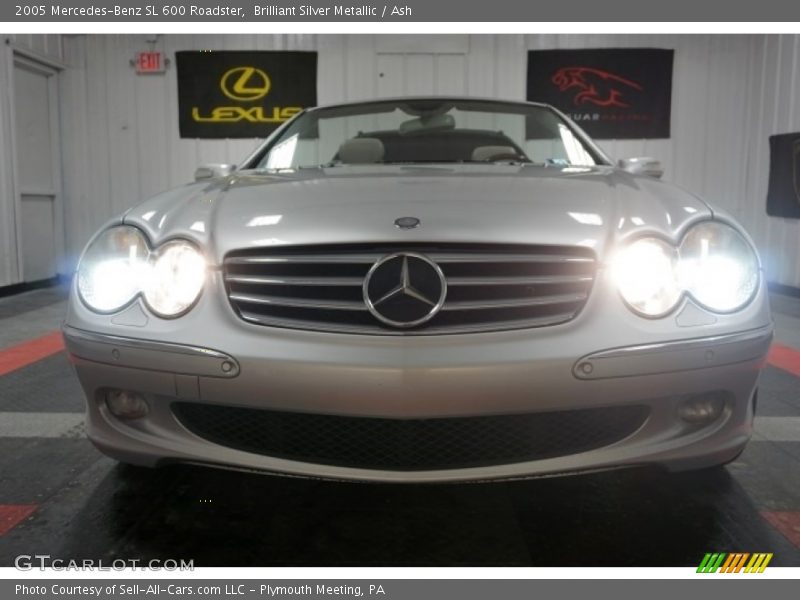 Brilliant Silver Metallic / Ash 2005 Mercedes-Benz SL 600 Roadster