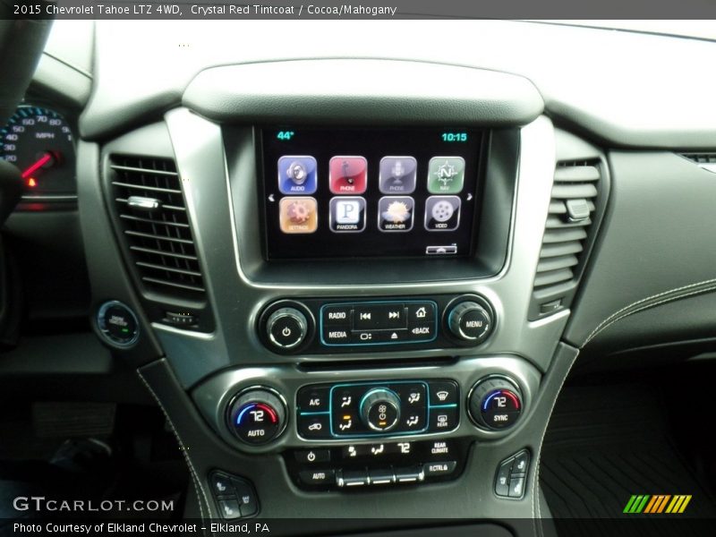 Crystal Red Tintcoat / Cocoa/Mahogany 2015 Chevrolet Tahoe LTZ 4WD