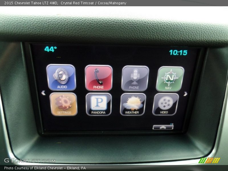 Crystal Red Tintcoat / Cocoa/Mahogany 2015 Chevrolet Tahoe LTZ 4WD