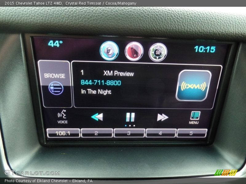 Crystal Red Tintcoat / Cocoa/Mahogany 2015 Chevrolet Tahoe LTZ 4WD