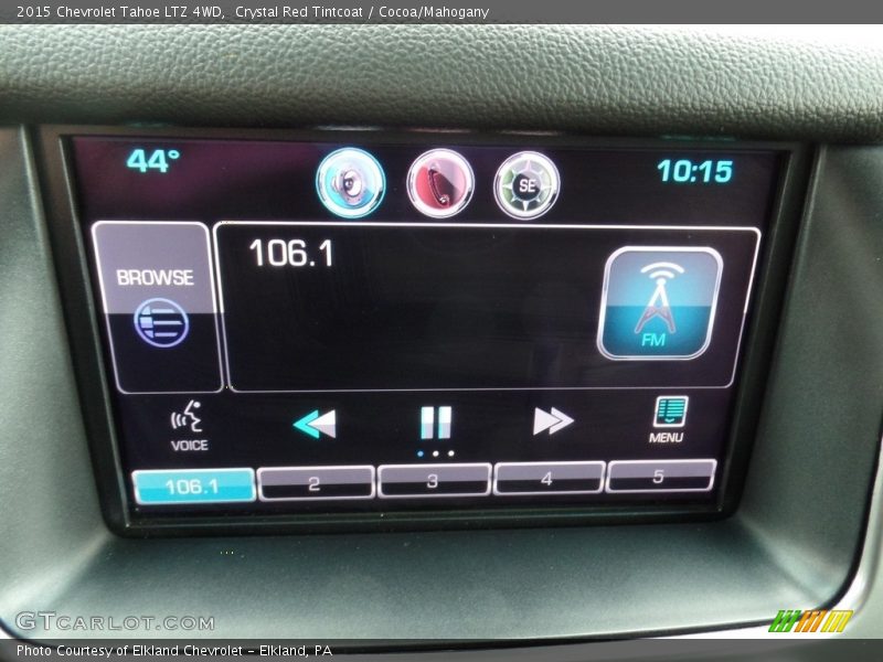 Crystal Red Tintcoat / Cocoa/Mahogany 2015 Chevrolet Tahoe LTZ 4WD