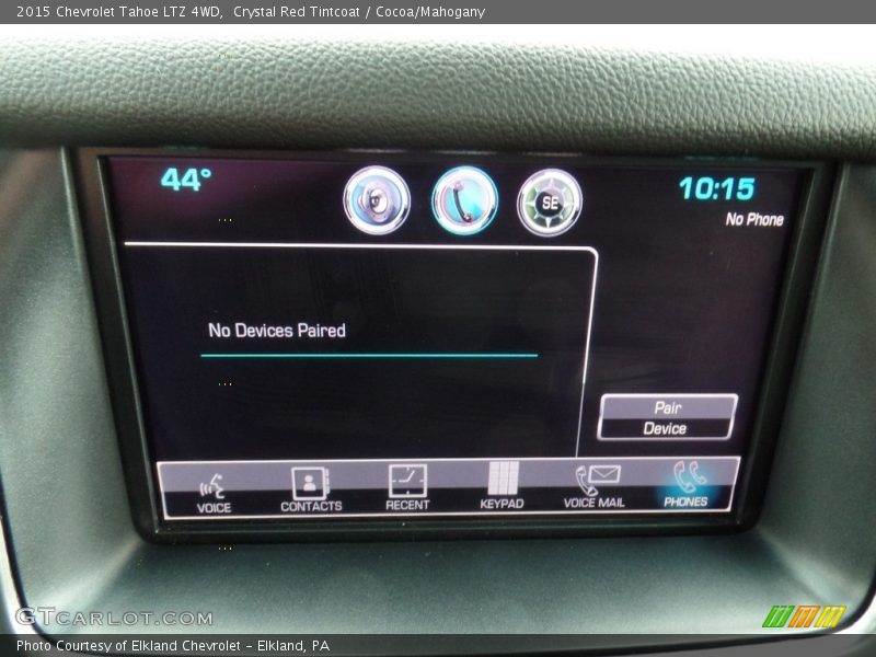 Crystal Red Tintcoat / Cocoa/Mahogany 2015 Chevrolet Tahoe LTZ 4WD