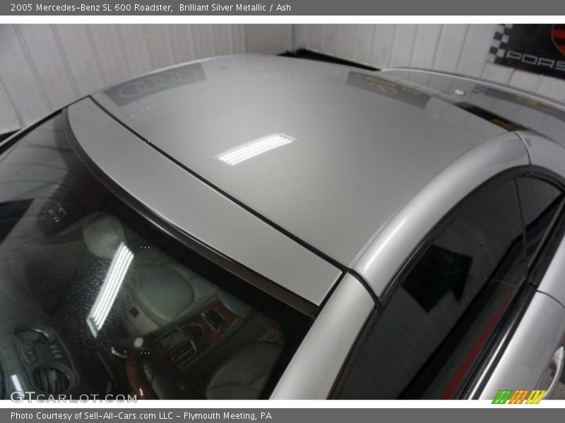 Brilliant Silver Metallic / Ash 2005 Mercedes-Benz SL 600 Roadster