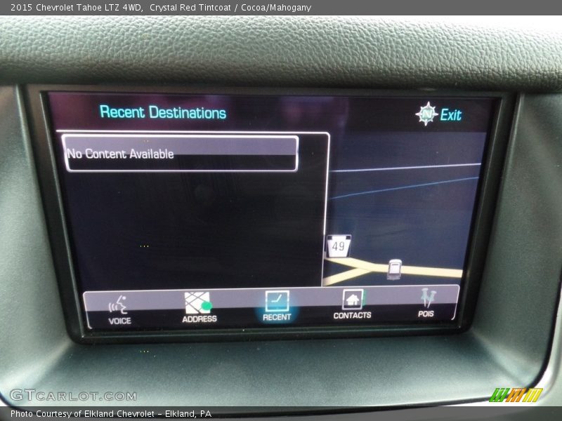 Crystal Red Tintcoat / Cocoa/Mahogany 2015 Chevrolet Tahoe LTZ 4WD