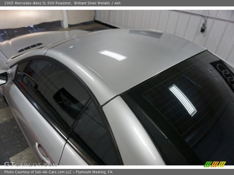 Brilliant Silver Metallic / Ash 2005 Mercedes-Benz SL 600 Roadster
