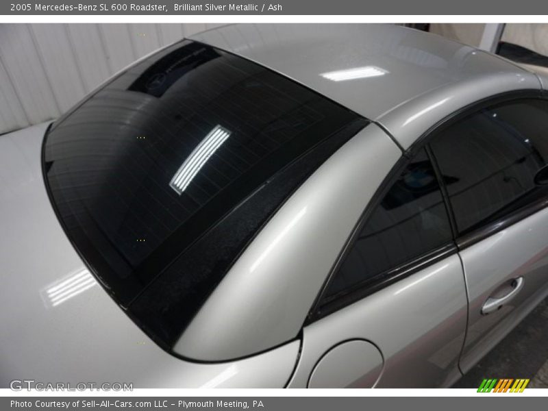 Brilliant Silver Metallic / Ash 2005 Mercedes-Benz SL 600 Roadster