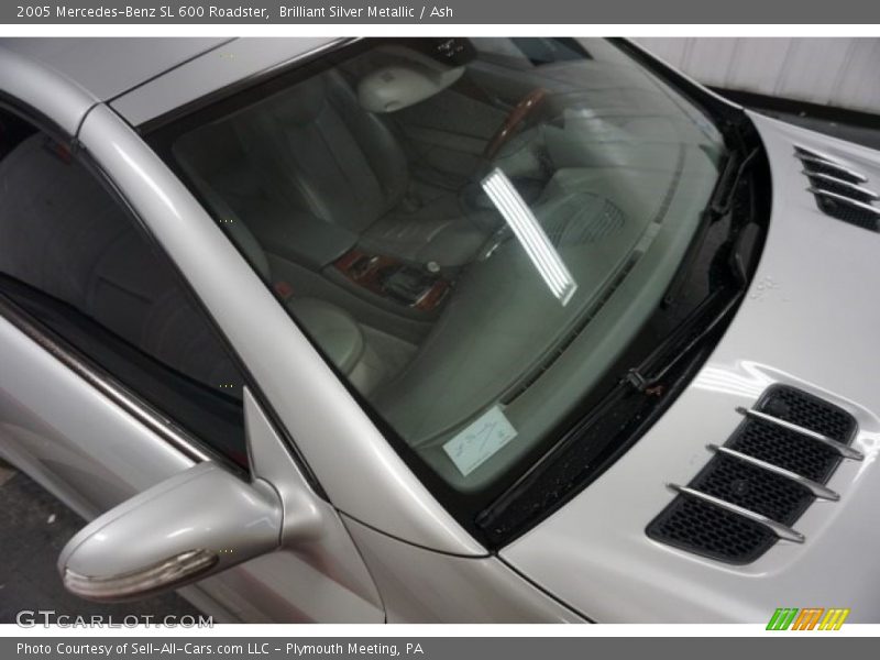 Brilliant Silver Metallic / Ash 2005 Mercedes-Benz SL 600 Roadster